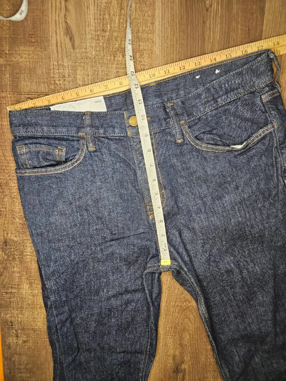 Banana Republic Straight Fit Zipper Fly Jeans 33x32 Light Stretch Denim